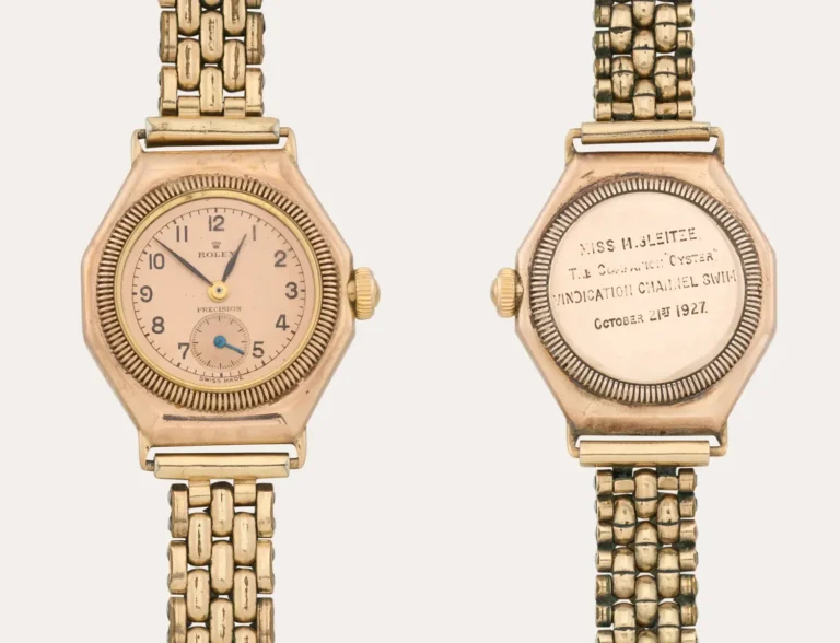 Годинник, що переплив Ла-Манш: історичний Rolex Мерседес Ґляйтц виставлять на аукціон за $1,3 млн