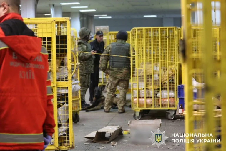 За вибух на пошті у Києві затримали 40-річного чоловіка: він робив