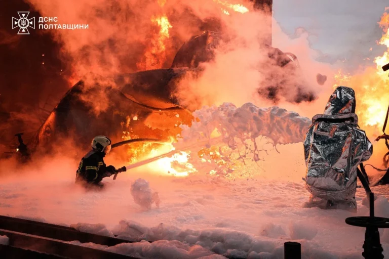 Армія рф атакувала підприємства енергетичного сектору у Кременчуцькому районі: пошкоджено технічне обладнання