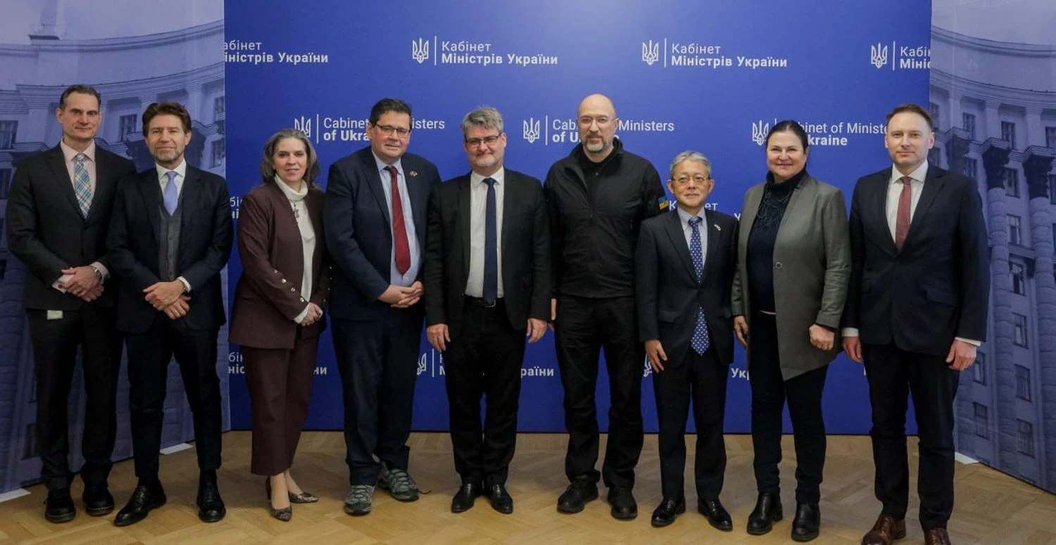 Шмигаль обговорив з послами країн G7 та ЄС відновлення енергетики