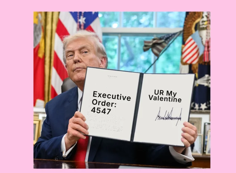 Білий дім показав підбірку валентинок із політичними сюжетами