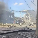 Потужний вибух на заводі “Точмаш” у Донецьку знищив склад боєприпасів та БПЛА