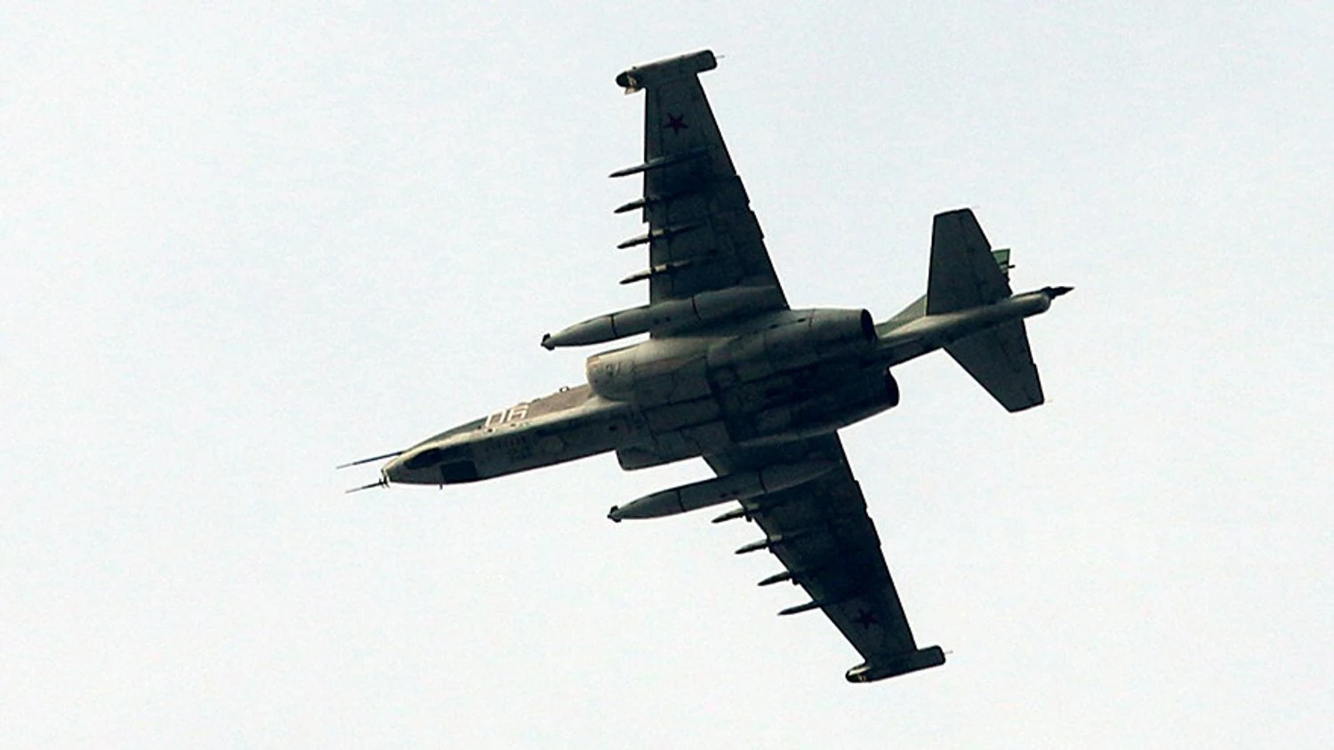 У Киргизстані із російського Су-25 під час тренувального польоту випали боєприпаси