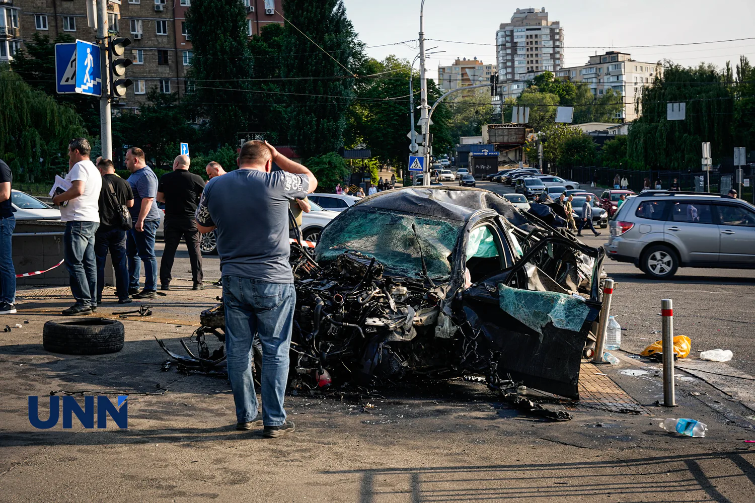 Водія Mercedes, який влаштував смертоносну ДТП у Києві, притягали до відповідальності за перевищення швидкості - Офіс Генпрокурора