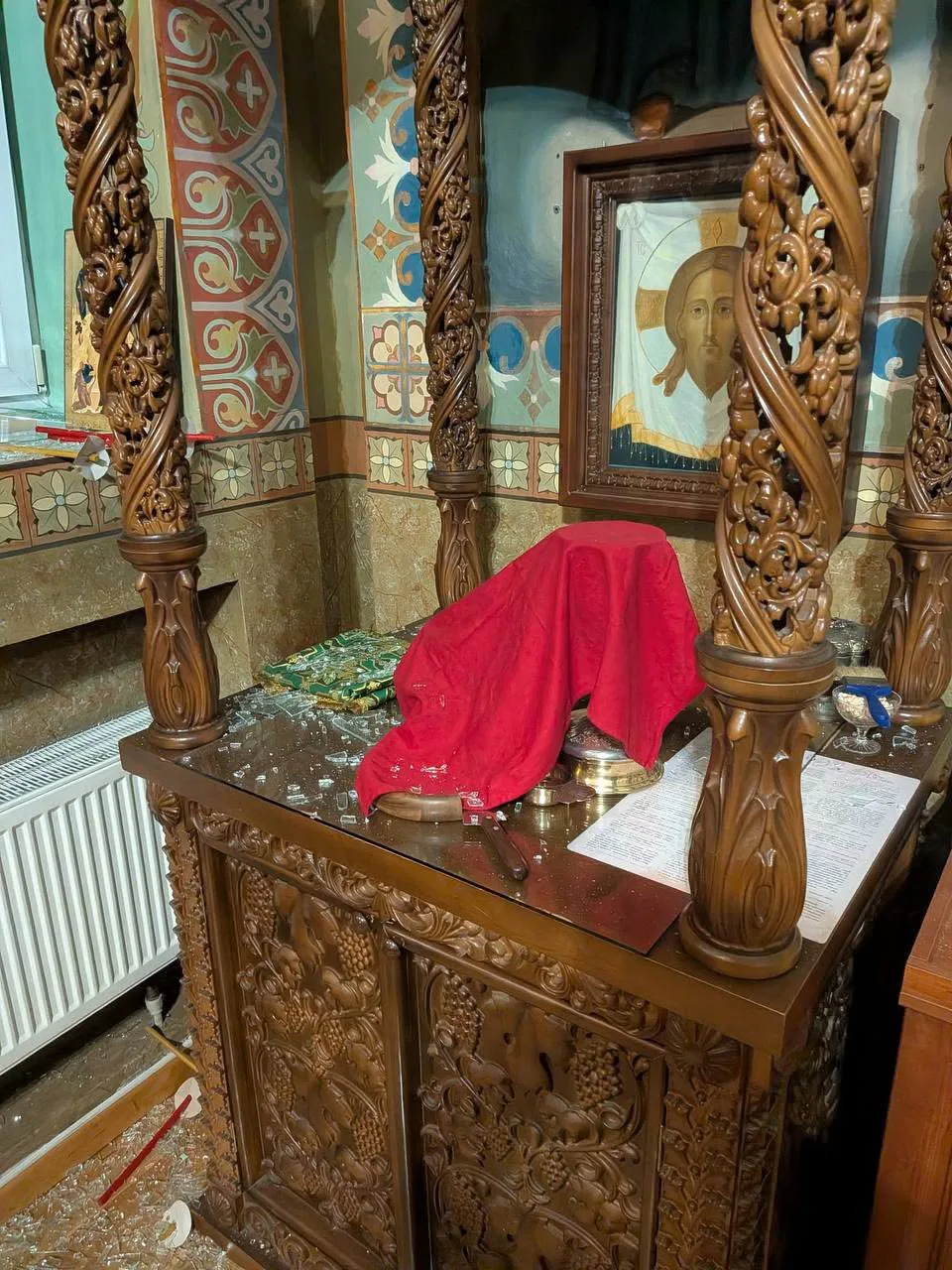 Внаслідок ворожої атаки у Чорноморську пошкоджено Спасо-Преображенський храм