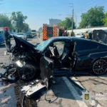 У Києві масштабна ДТП – зіткнулися п’ять автівок, є загибла і травмовані