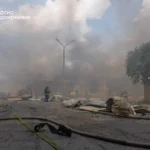 Рятувальники показали наслідки удару рф по Краматорську, де постраждали сім людей