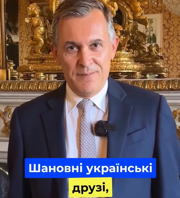 Новий посол Франції звернувся до українців українською перед початком роботи в Києві